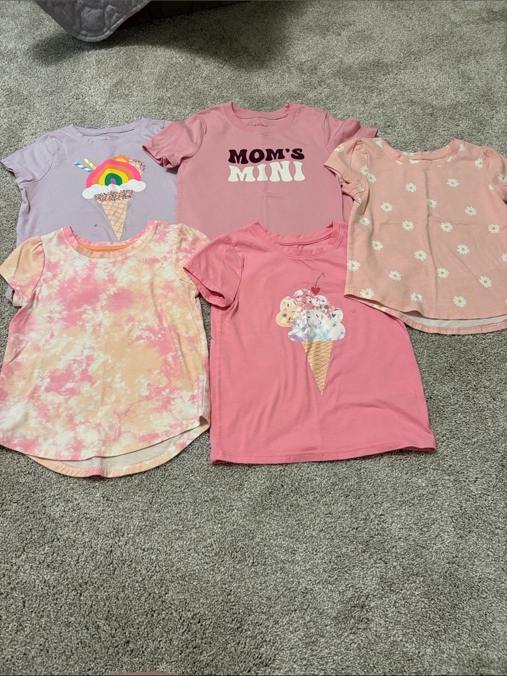 Cat & Jack girls tshirt lot 5T